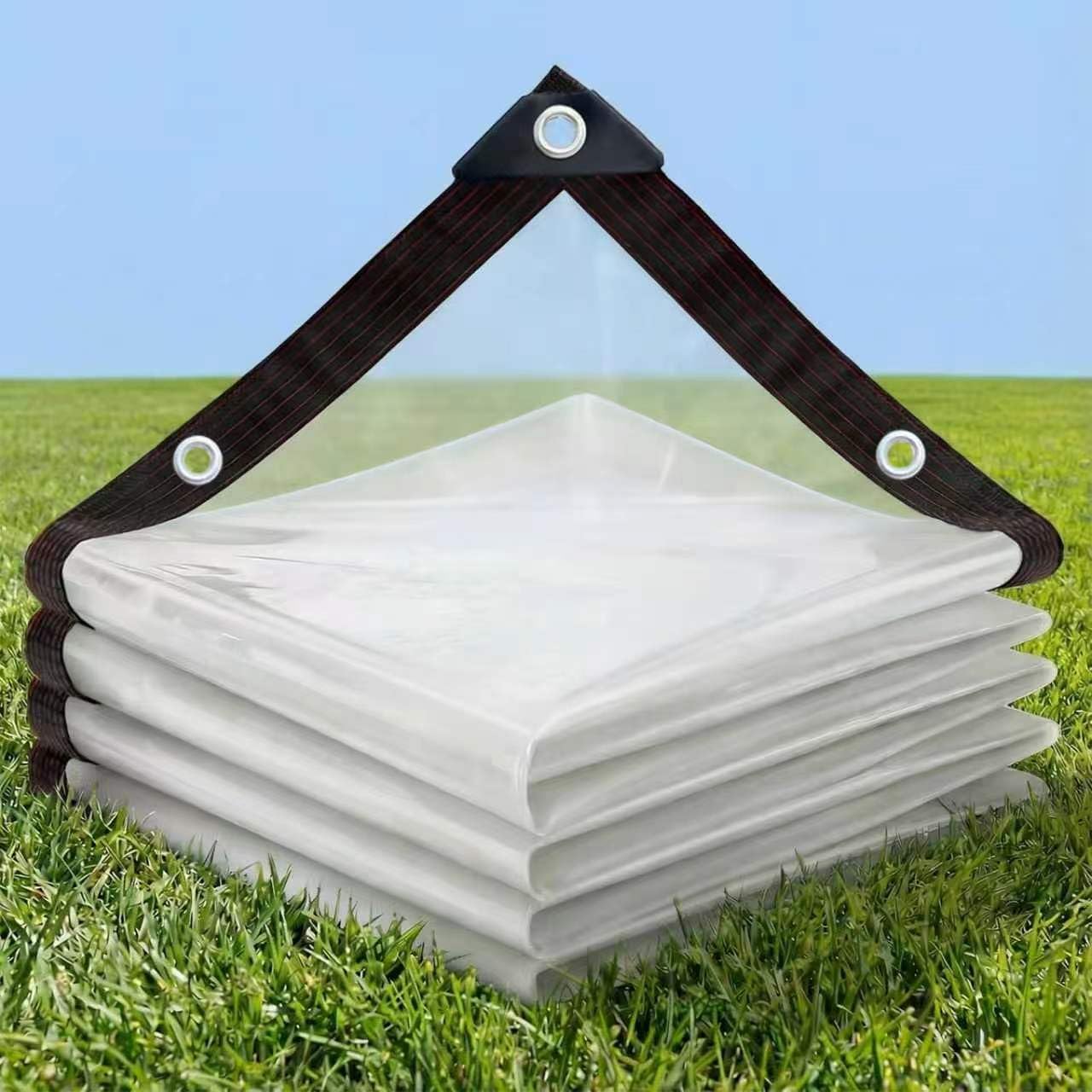 Heavy-Duty Clear Tarp